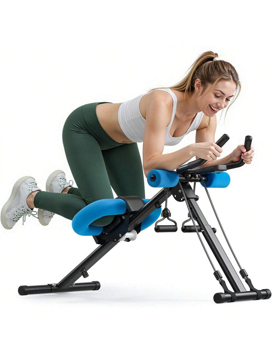 MERACH Ab Machine for Home Gym, Ab Workout Equipment, Other Waist & Abdominal Machine,Height Adjustable Ab Trainer, Foldable Fitness Equipment, Abdominal Trainers Ab Workout Machine